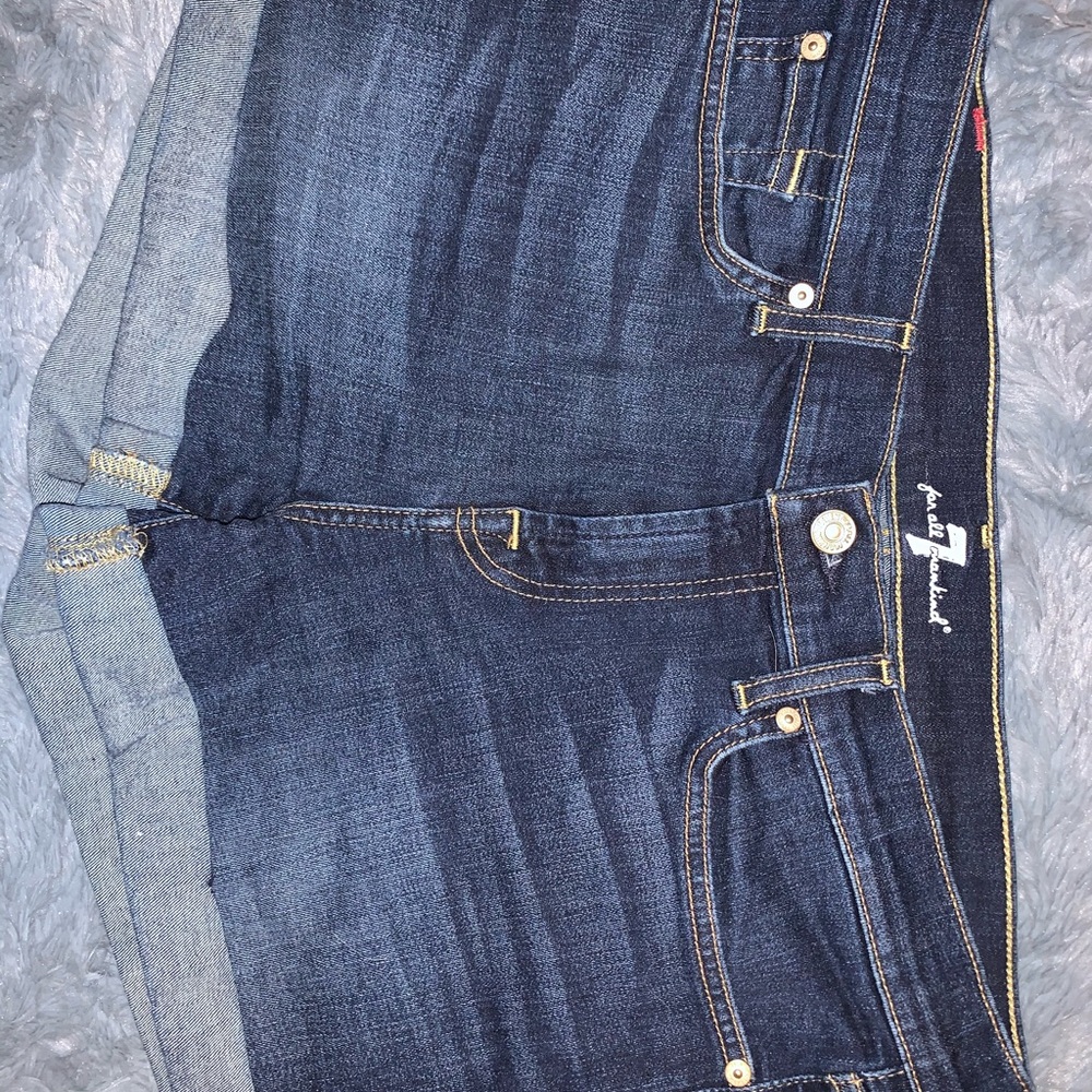 7 for all Mankind Jean Shorts Size 30